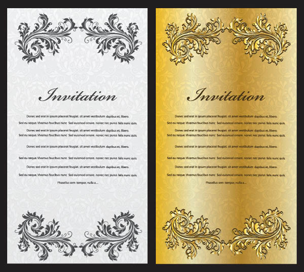 free vector European gorgeous certificate template pattern vector